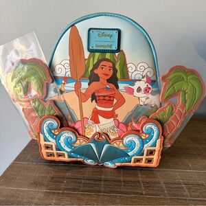 Loungefly Disney Moana of Motunui Mini Backpack NWT